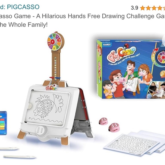 Brand New Pigcasso Family Drawing Board Game FUN! - Picture 2 of 6